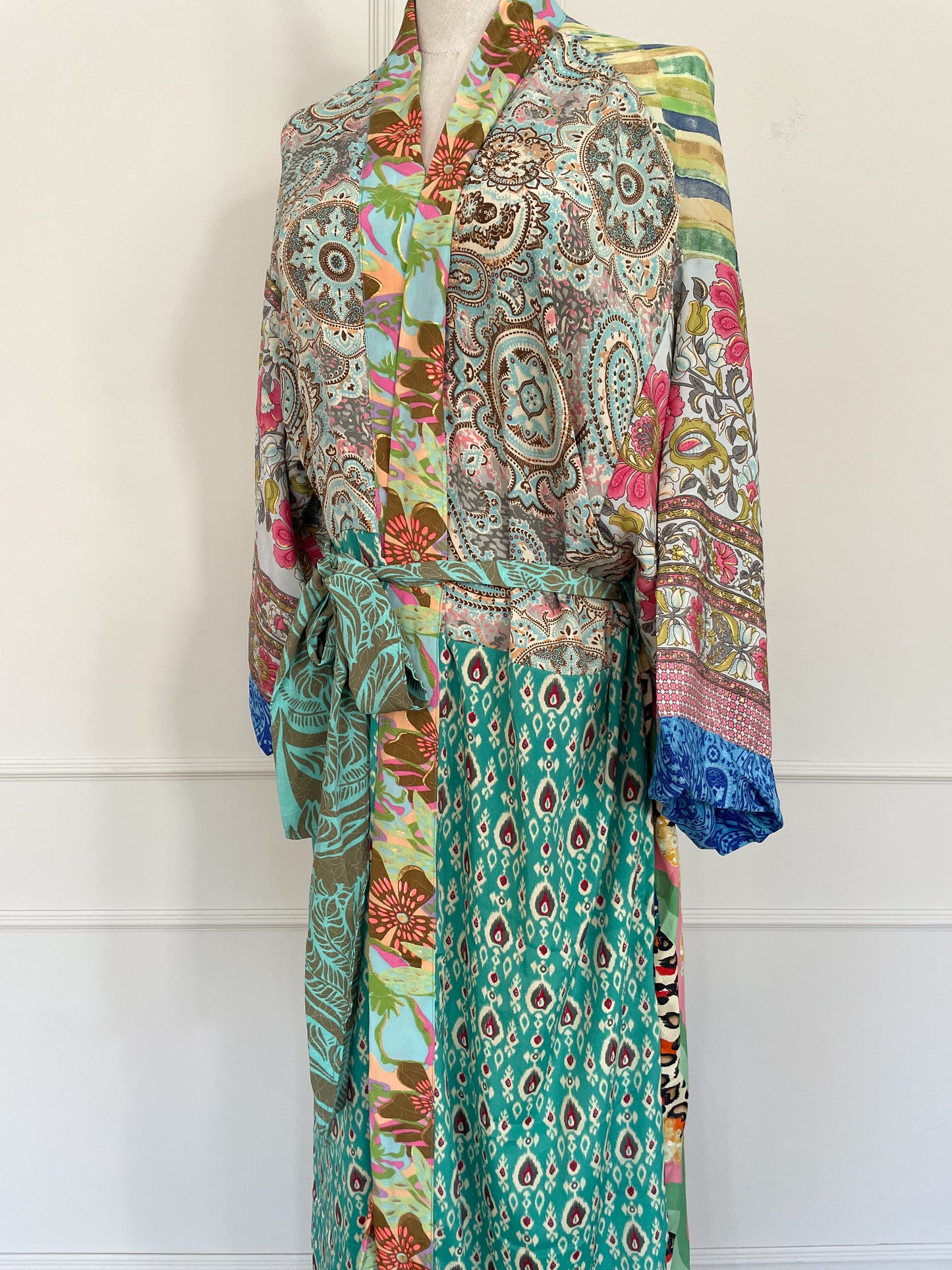 Kimono Emerald Paisley
