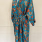 Kimono Turquoise Jardin