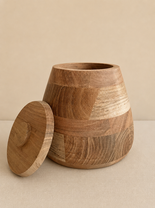 Houten pot Acacia