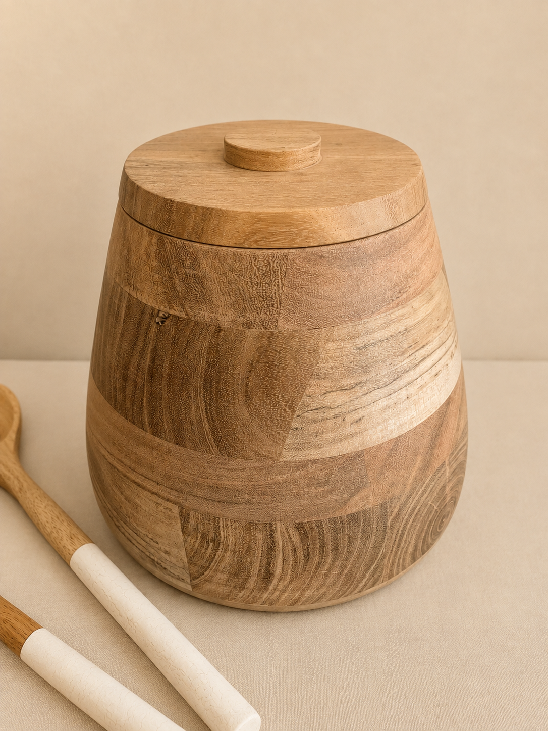 Houten pot Acacia