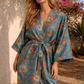 Kimono Turquoise Jardin