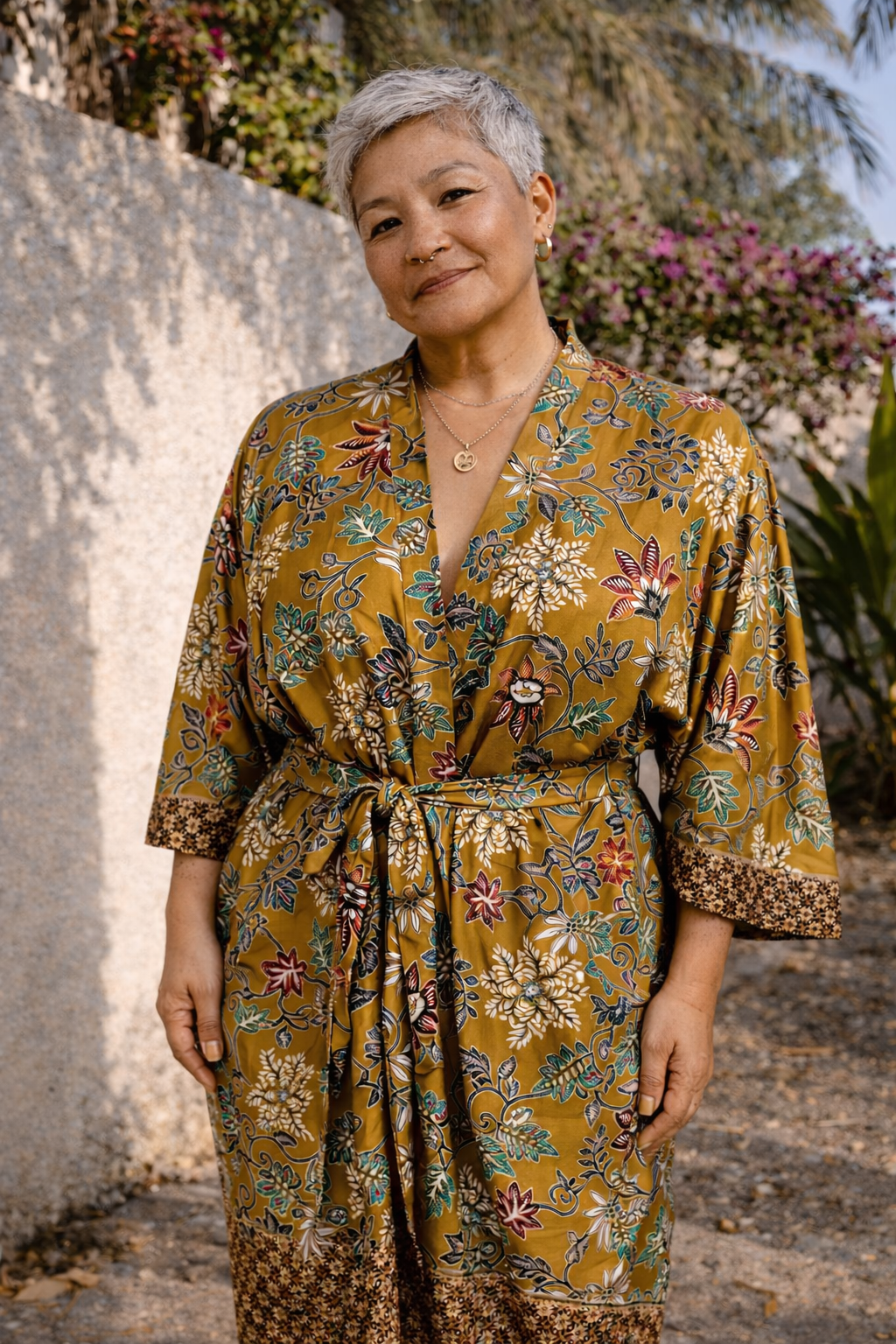 Kimono Saffraan Bloom